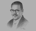 Sketch of Abdulkarim Ahmed Bucheery, Chairman, Bahrain Association of Banks (BAB)