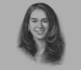 Sketch of Sheikha Hessa bint Khalifa Al Khalifa, Executive Director, inJAz Bahrain