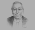 Sketch of Othman M Bdeir, Chairman, Jordan Insurance Federation