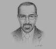 Sketch of Raed Shadfan, CEO, Atlas Medical