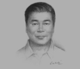 Sketch of Murray Woo, Chairman, Manufacturers Council of Papua New Guinea