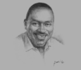 Sketch of David Ampofo, Managing Director, Channel Two Communications and host of Time with David