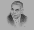 Sketch of Ahmed Ali Fadel, Former Chairman, Suez Canal Authority (SCA)