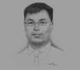 Sketch of B. Chuluunbatar, President & CEO, Monnis Group