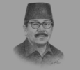 Sketch of H Soekarwo, Governor, East Java Province