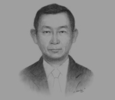 Sketch of Cham Prasidh, Cambodian Senior Minister and Minister of Commerce