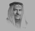 Sketch of Sheikh Hamad bin Abdulla Al Khalifa, Chairman, Batelco Group; Ulaiyan Al Wetaid, CEO, VIVA Bahrain; Mohammed Zainalabedin, General Manager, Zain Bahrain