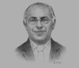 Sketch of Nader Azar, Acting CEO, Amman Stock Exchange (ASE)