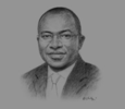 Sketch of Didier Acouetey, President, AfricSearch