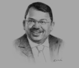 Sketch of Sunny Verghese, Group Managing Director and CEO, Olam International