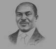 Sketch of Henri-Claude Oyima, Director and Chairman, BGFI Bank