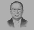 Sketch of U Kyaw Kyaw Maung, Governor, Central Bank of Myanmar (CBM)
