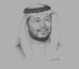 Sketch of Sheikh Sultan bin Zayed Al Nahyan, Representative of the President of the UAE, and Chairman, Culture and Media Centre (CMC)