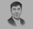 Sketch of N. Battulga, Executive Director, ITZ one