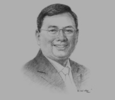 Sketch of Jose Rene Almendras, Secretary, Department of Energy