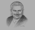 Sketch of Binali Yıldırım, Minister of Transport, Communications and Maritime Affairs