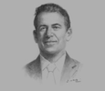 Sketch of Francis Stenning, President, Lima Stock Exchange