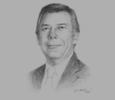 Sketch of Pedro Martínez Carlevarino, President, National Society of Mining, Petroleum and Energy