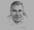 Sketch of Geoff Mason, General Manager, Port Moresby Stock Exchange (POMSoX)