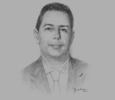 Sketch of Mohammed Omran, Executive Chairman, Egyptian Exchange (EGX)