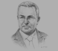 Sketch of Mohamed Benmeradi, Minister of Tourism