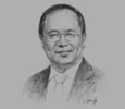 Sketch of Bernard Giluk Dompok, Minister of Plantation Industries and Commodities