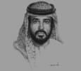 Sketch of Suhail Al Ameri, CEO, General Holding Corporation (SENAAT)