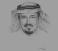 Sketch of Abdullah Al Sharif, Secretary-General, Council of Cooperative Health Insurance (CCHI)