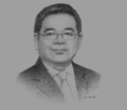 Sketch of Dato Haji Mohd Rosli, Managing Director, Autoriti Monetari Brunei Darussalam (AMBD)