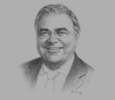 Sketch of Raman Dhawan, Managing Director, Tata Africa
