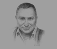 Sketch of ElHamy ElZayat, Chairman, Egyptian Tourism Federation