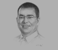 Sketch of Virgilio de los Reyes, Secretary, Department of Agrarian Reform (DAR)
