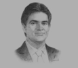 Sketch of Daniel Isaza, President, Logistics Business Council (COEL)