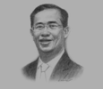 Sketch of Manit Boonchim, Executive Director, Planning Department, Tourism Authority of Thailand