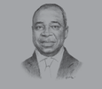 Sketch of Pierre Moussa, President, CEMAC Commission
