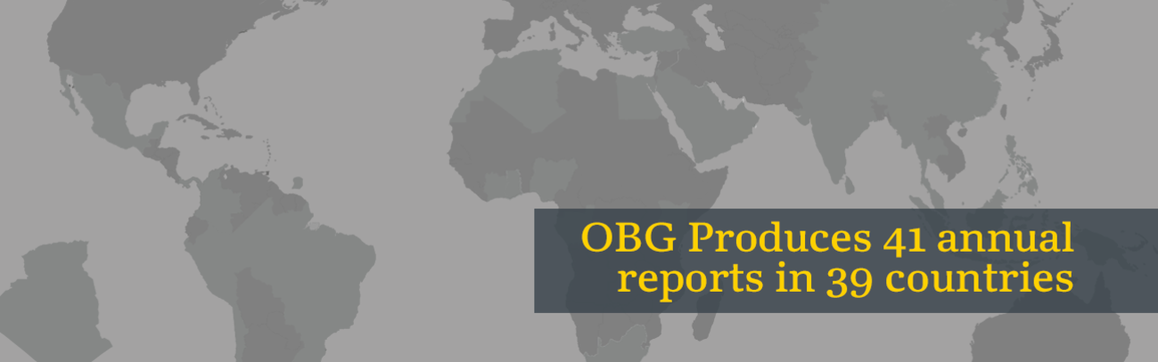 OBG produces 41 annual reports in 39 countries