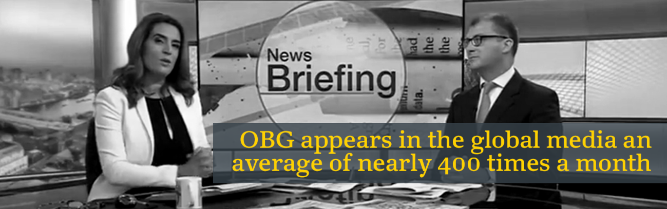 OBG appears in the global media an average of nearly 400 times a month