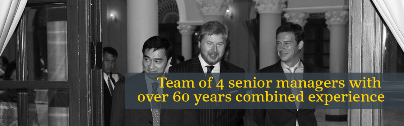 Team with over 60 years combined experience in MENA region
