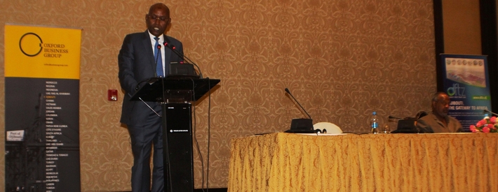 Minister of economy, speaking at the report launch event